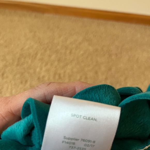 Home Expression  Teal Petal Accent Pillow -  3 for 15 Sale - Picture 6 of 6